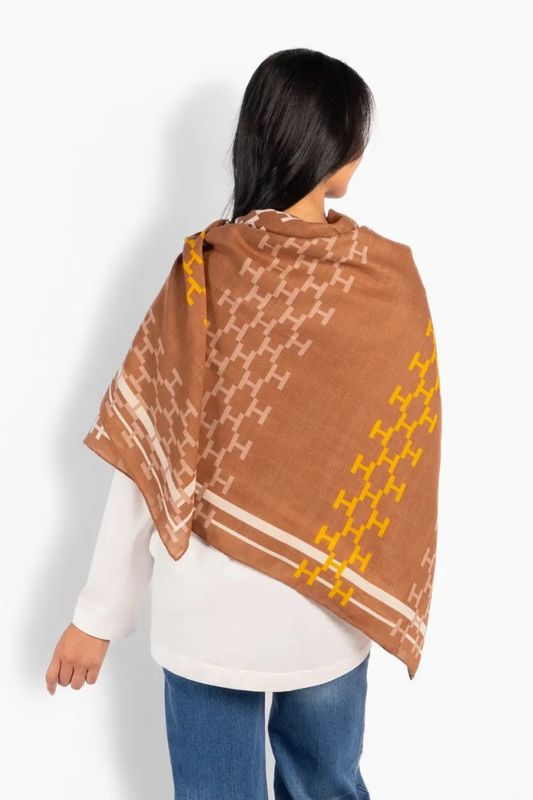Dora Scarf Mocha Mousse 