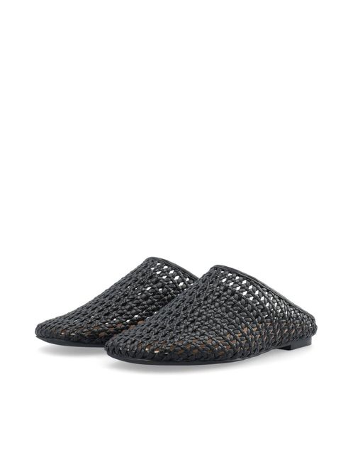 Hovedbilde Nera Mule Weaved Faux Leather Black 