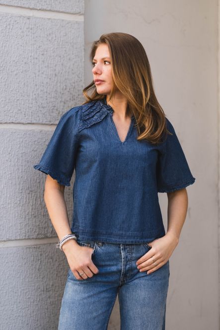 Hovedbilde Wendia Denim Blouse Blue 