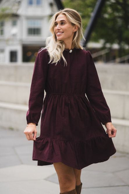 Hovedbilde Vitality Dress Burgundy 