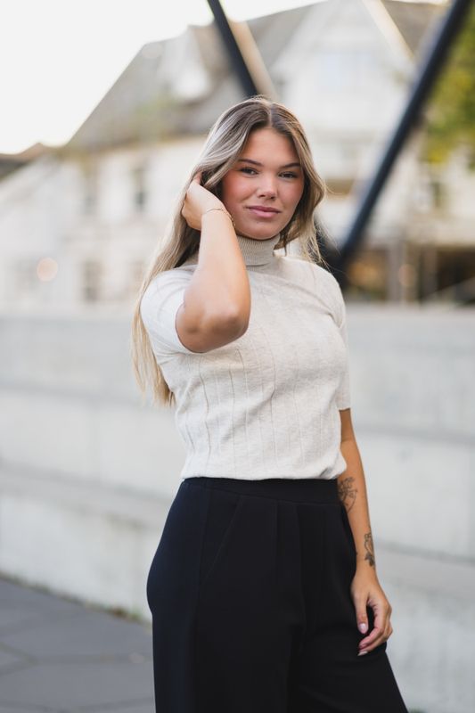 Nikola Kellsie SS Pullover Ecru 