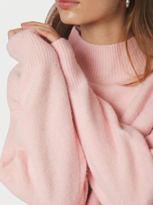 Paulina Knit Blouse Light Pink 