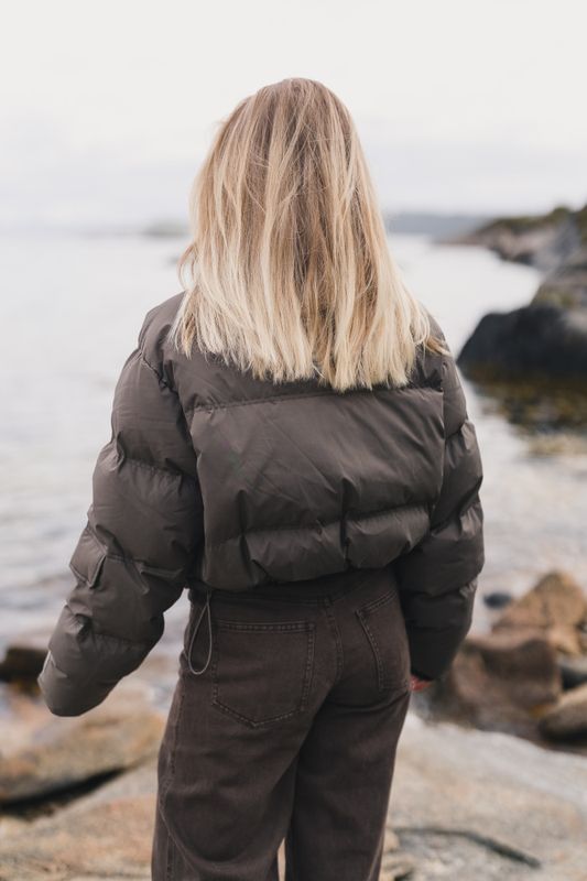 Steilia Ripstop Down Jacket Taupe 
