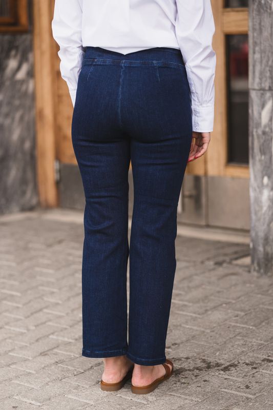 Nikela Pants Dark Blue Denim 