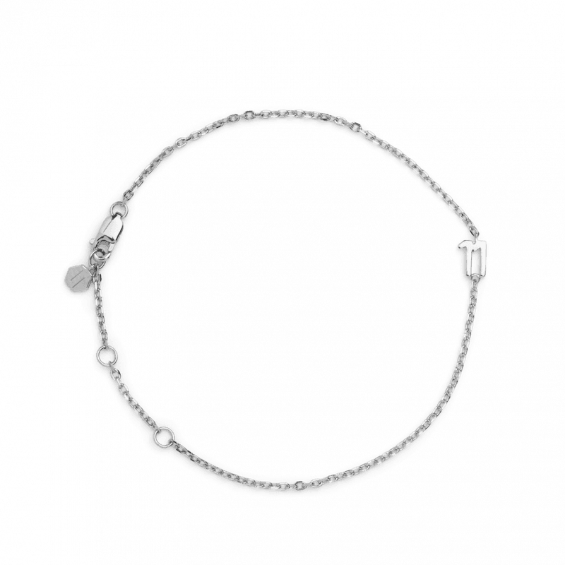 Big Number Bracelet Silver - 3