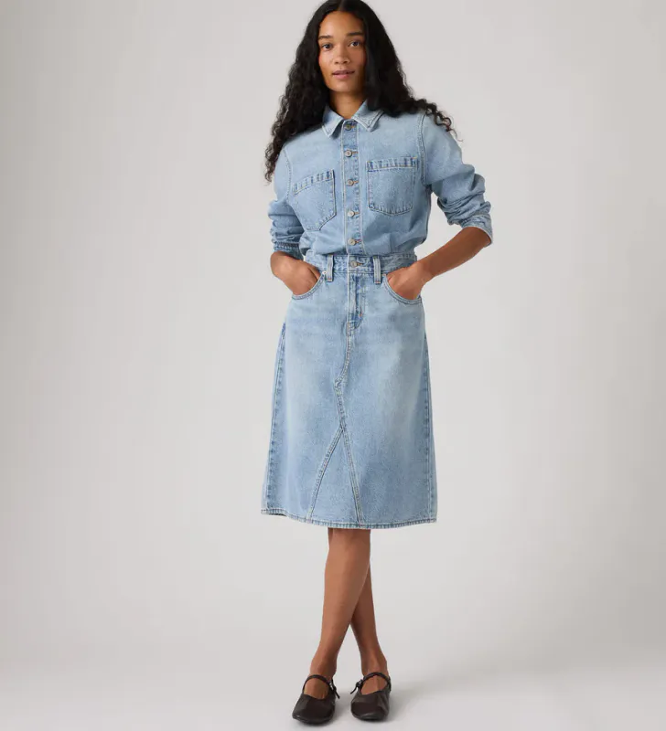 LS A Line Western Dress Pricey Icey 