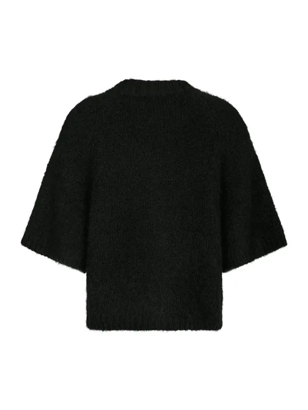Benuta Fluffy Knit Cardigan Black 
