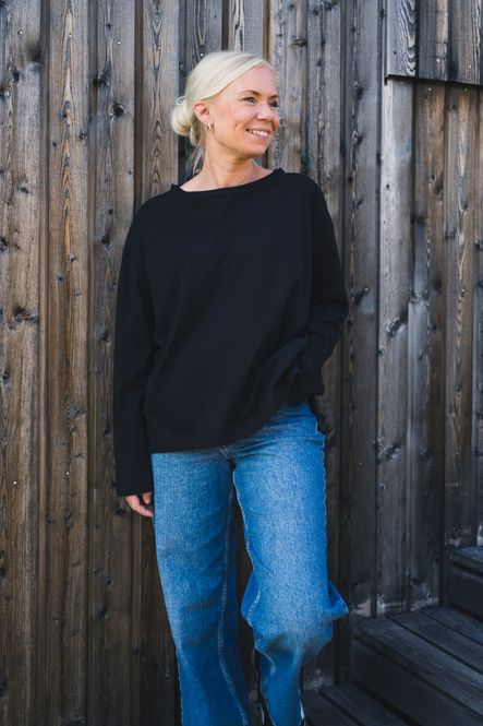 Hovedbilde Nellie Longsleeve T-Shirt Black 