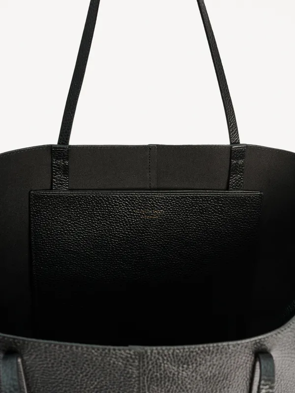 Abilla Leather Tote Black 
