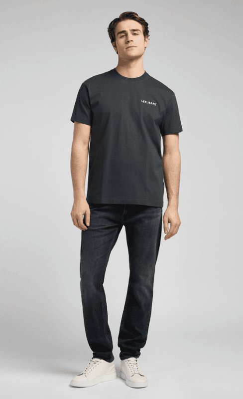 SS Relaxed Graphic Tee Washed Black 