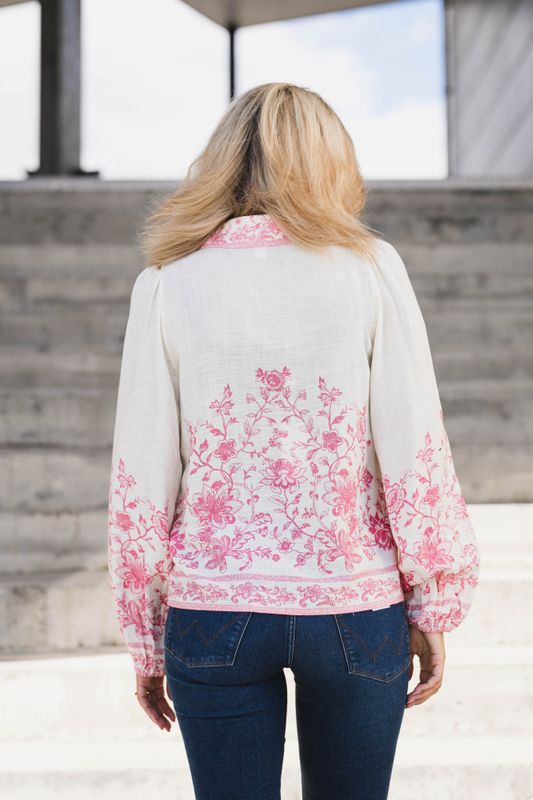Coralina LS Shirt Pristine Coralina Print 