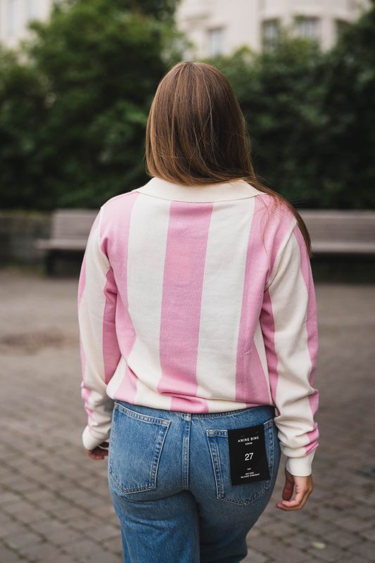 Basile Sportive Stripe Pink/Cream 