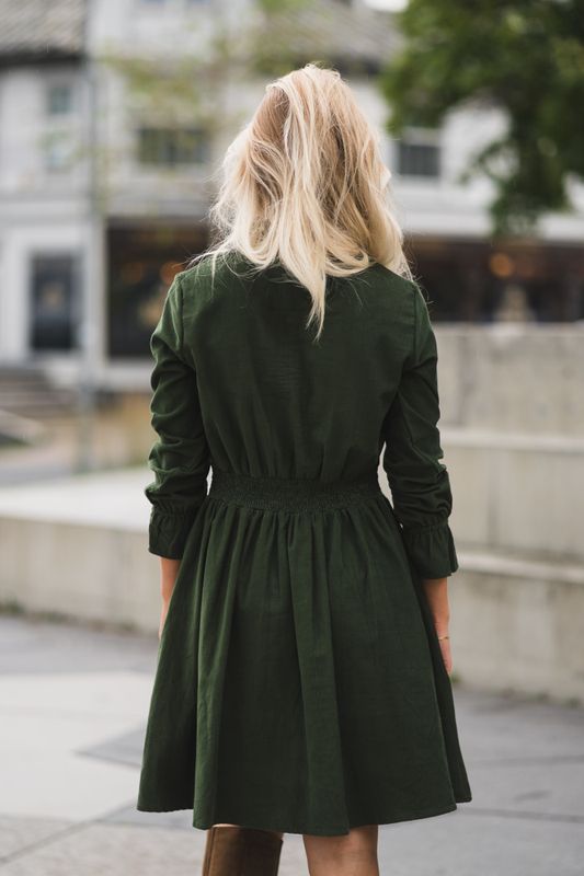 Embrace Dress Moss Green 