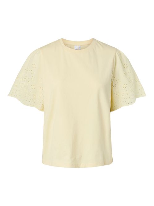 Hovedbilde Lex SS Top W. Emb Sleeves Anise Flower 
