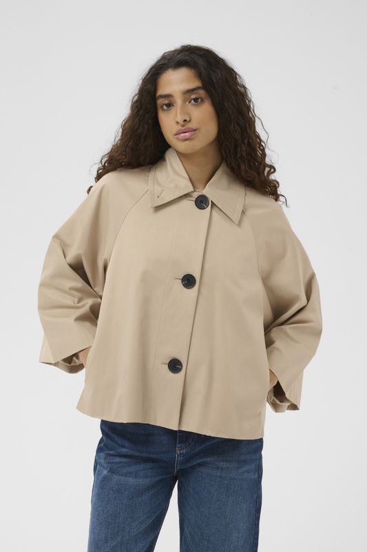 Hinona Cape Jacket Sandstone 
