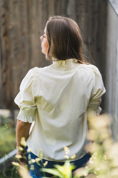 Hovedbilde Briony Striped Shirt Light Yellow 
