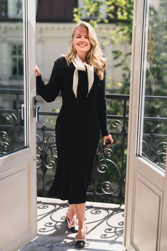 Mima Merino Dress Black 