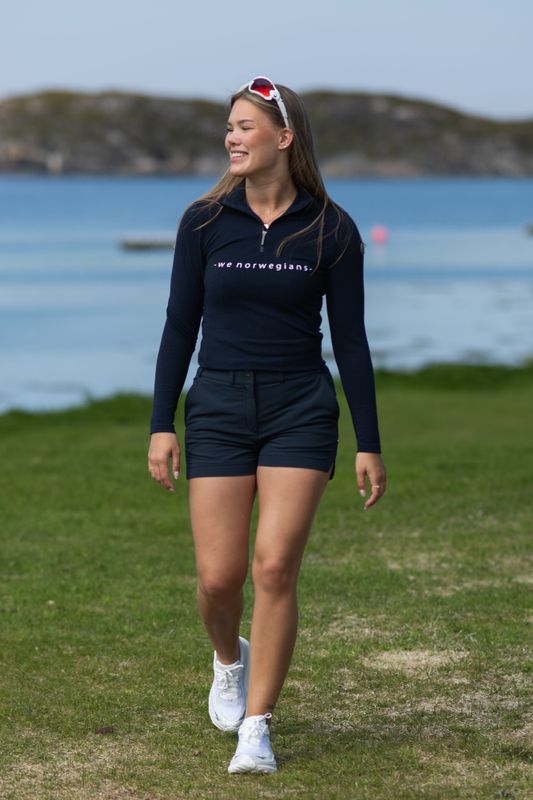 Lindesnes Zip Up Navy Blue 