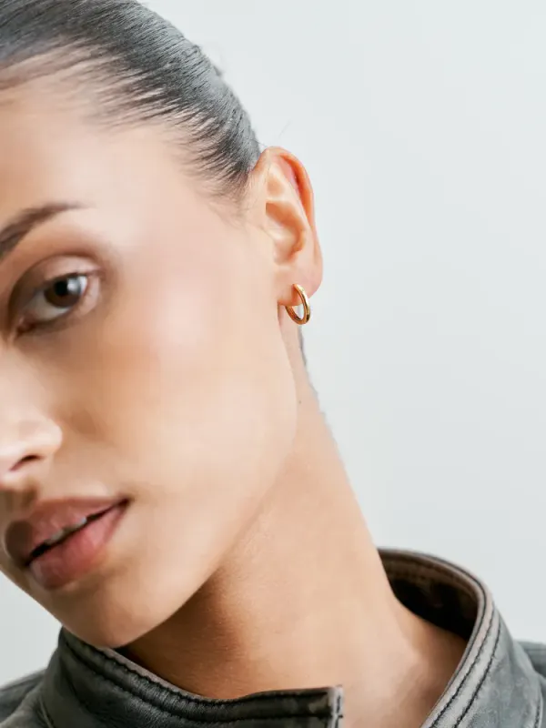 15mm Basic Hoops Gold 