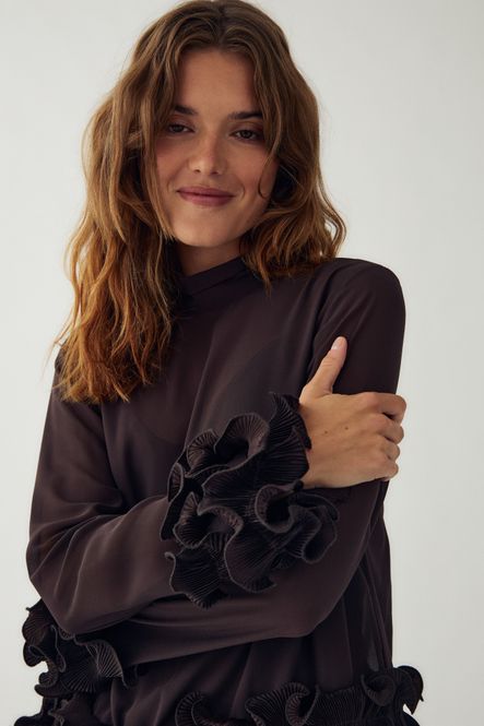 Hovedbilde Latanietta Blouse Chocolate 