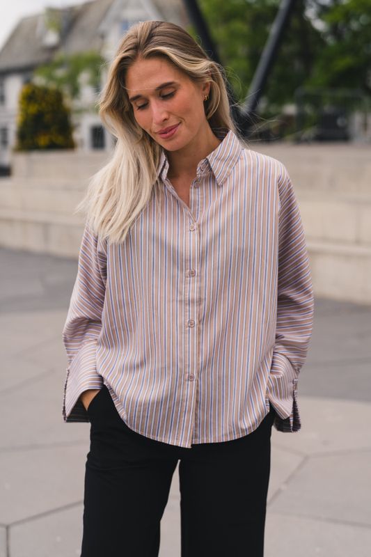 Atari Shirt Beige Stripe 