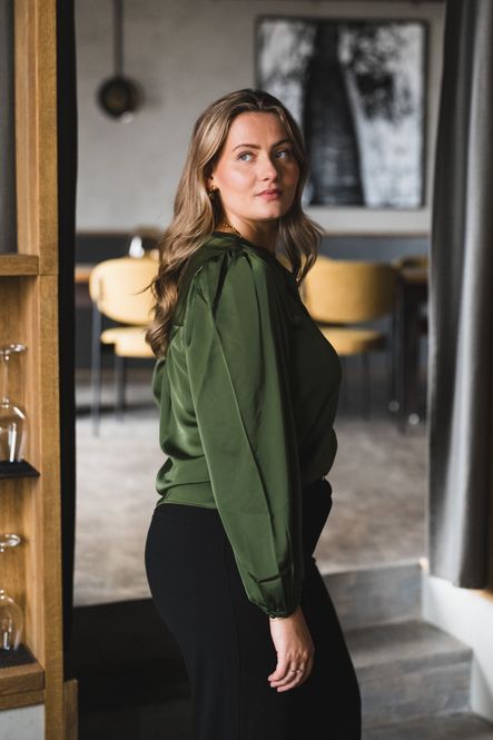 Hovedbilde Trine Shirt Chive 