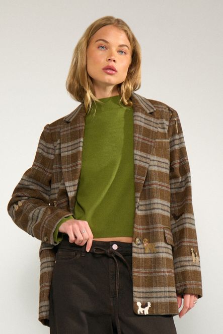 Hovedbilde Nuezma Oversize Blazer Kelp 
