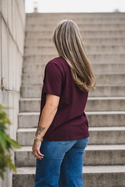 Hovedbilde Linn Logo Tee Port R/Dusty 