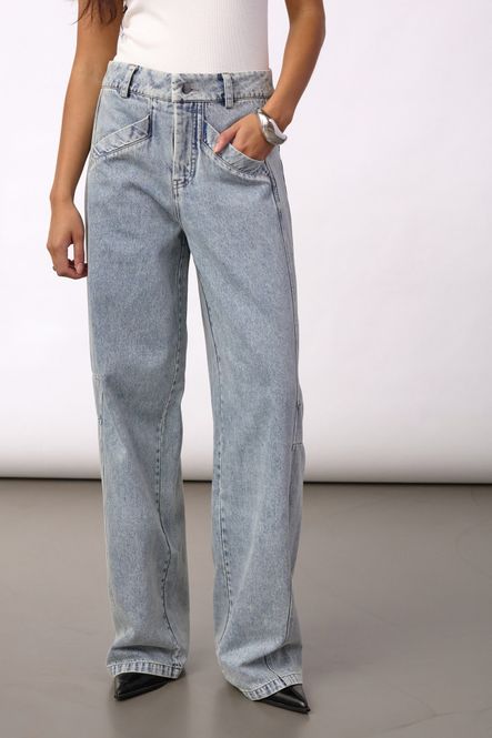 Hovedbilde Jackson Barrel Jeans Bleach Denim 