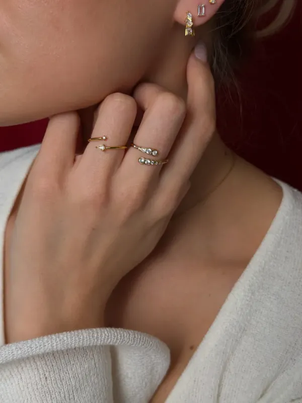 Adjustable Mini Drop Ring