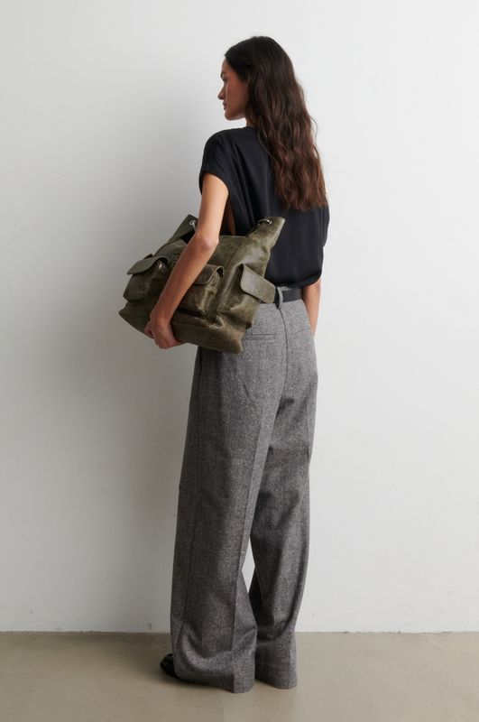 Lydney Trousers Grey Melange 