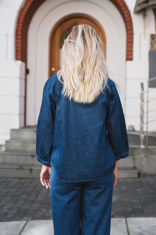 Sassi Shirt Medium Dark Blue 