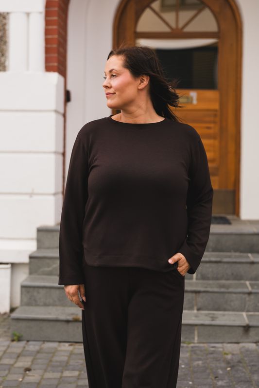 Gincent Crewneck Chocolate Brown