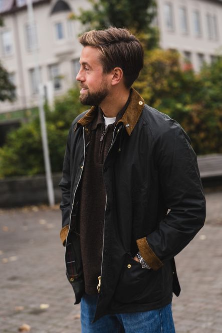 Hovedbilde Icons Ashby Waxed Jacket Sage 