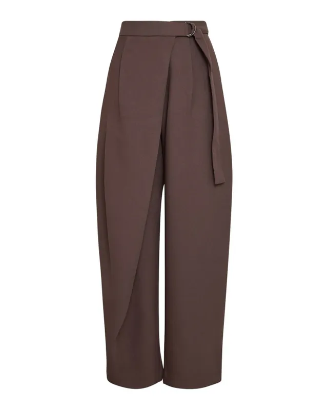 Zein Esteriane HW Pants Hot Fudge 