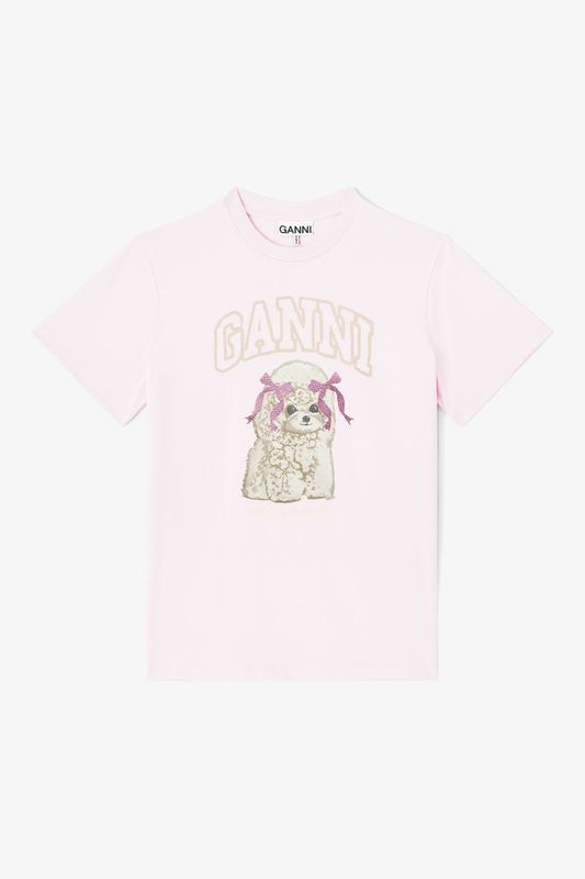Basic Cotton Jersey T-Shirt Chalk Pink 