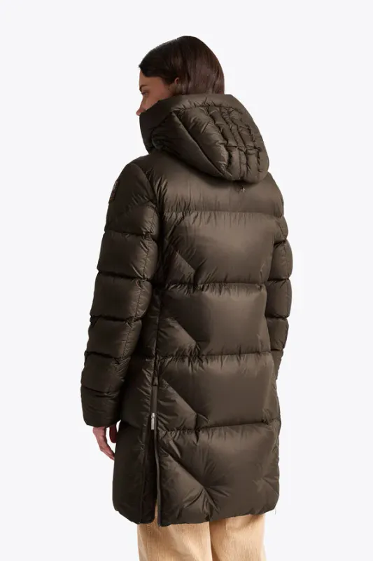 Janet Hooded Down Jacket Antique Bronze 