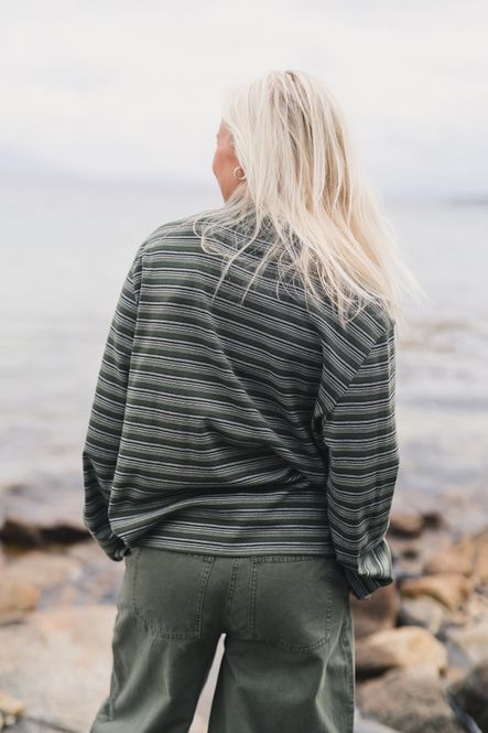 Hovedbilde Sunny Polo Green Stripe 