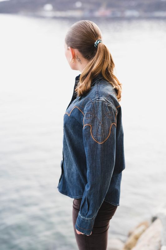 Western Yoke Shirt Saloon Shadow 