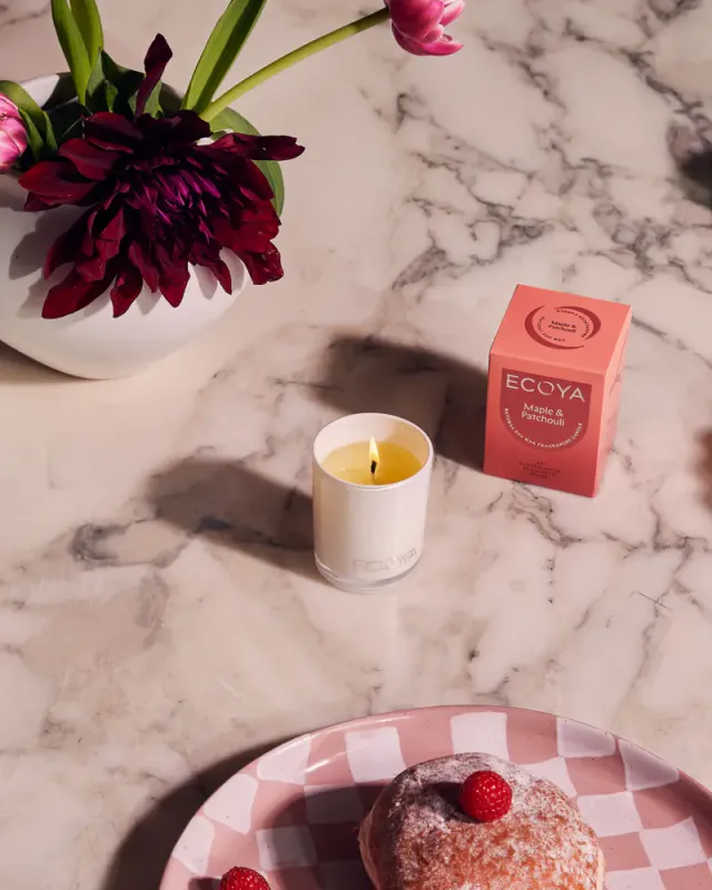 Mini Madison Candle Maple & Patchouli 