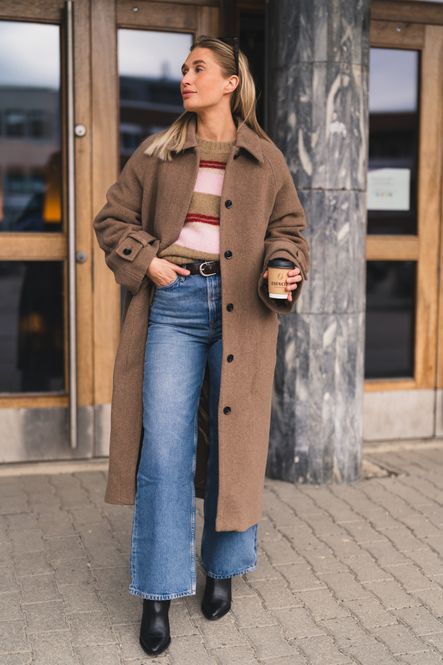 Hovedbilde Alma Coat 14895 Camel 