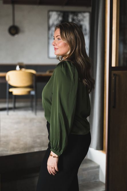 Hovedbilde Trine Shirt Chive 