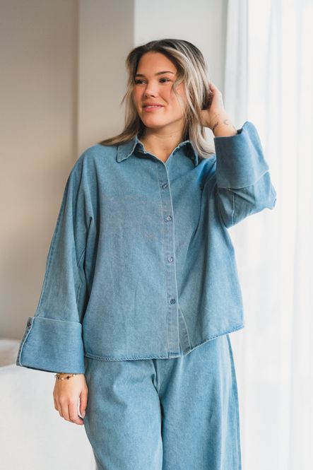 Hovedbilde Atari Denim Shirt Chambray Blue 