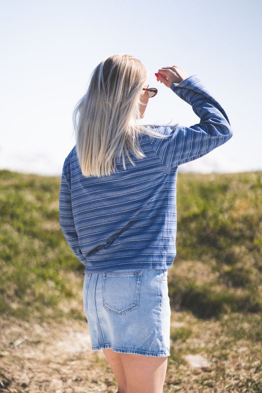 Sunny Polo Blue Stripe 