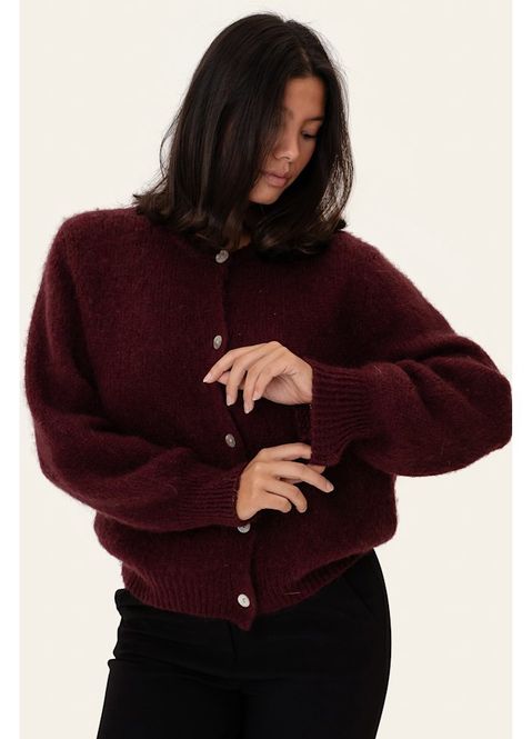 Hovedbilde Idaic Cardigan Bordeaux 