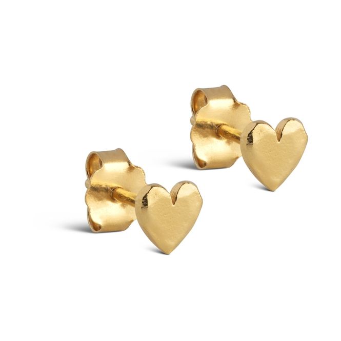 Hovedbilde Heart Studs Gold 