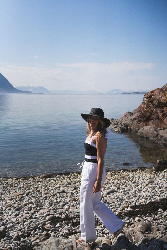 Sonar Linen Pants White 