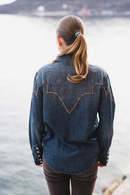 Western Yoke Shirt Saloon Shadow 