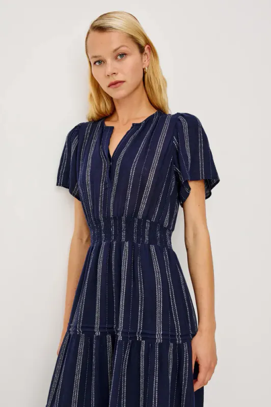Cannes Dress Marina Stripe 