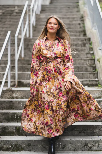 Hovedbilde Poplin Shirt Dress Autumn Field